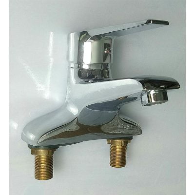 Vòi lavabo - Vòi chậu rửa mặt - 2 đường nước nóng lạnh đồng mạ crom