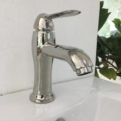 Vòi lavabo inox bóng MN-668G